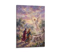 OKNGB Retro Christ Bible Easter Poster He Is Risen Modern Decorative Canvas Prints - Ideal Wall Art for Family, Game Room, Kids, Boys & Girls Bedroom 16x24inch(40x60cm)