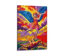 OKNGB Retro Christ Bible Easter Poster He Is Risen Modern Decorative Canvas Prints - Ideal Wall Art for Family, Game Room, Kids, Boys & Girls Bedroom 16x24inch(40x60cm)