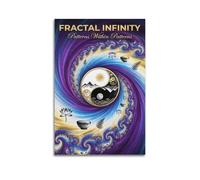 OKNGB Sacred Geometry Zen Yin Yang Poster Taoism Ethics Modern Decorative Canvas Prints - Ideal Wall Art for Family, Game Room, Kids, Boys & Girls Bedroom 20x30inch(50x75cm)