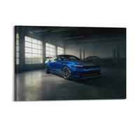 OKNGB Track Edition Supercar Poster Mustang GTD Poster Decorative Painting Canvas Wall Posters And Art Picture Print Modern Family Bedroom Decor Posters 12x18inch(30x45cm)