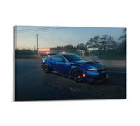 OKNGB Track Edition Supercar Poster Mustang GTD Poster Decorative Painting Canvas Wall Posters And Art Picture Print Modern Family Bedroom Decor Posters 16x24inch(40x60cm)