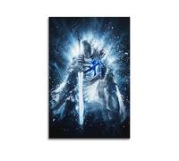 OKNGB Vintage Medieval Crusades Grand Master Templar Poster Modern Decorative Canvas Prints - Ideal Wall Art for Family, Game Room, Kids, Boys & Girls Bedroom 24x36inch(60x90cm)