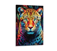 OKNGB Wildlife Big Cat Poster Cheetah Cougar Leopard Poster Decorative Painting Canvas Wall Posters And Art Picture Print Modern Family Bedroom Decor Posters 24x36inch(60x90cm)