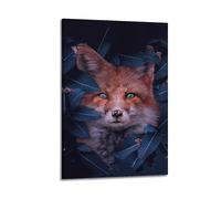 OKNGB Wildlife Fox Poster Nature Butterfly Jungle Poster Decorative Painting Canvas Wall Posters And Art Picture Print Modern Family Bedroom Decor Posters 12x18inch(30x45cm)