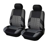 OKNGHPLIU Car Seat Cover Sets for Mazda CX-30 (DM) 2019 2020 2021 2022 2023 2024-, Fabric Full Surround Automotive Seat Protector Breathable Washable,Easy to Install,A/2 Seats-A/Grey