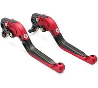 OKNGHPLIU Motorcycle Brake Clutch Lever for Ducati Scrambler 800/803 Scrambler 1100, Cylinder Reservoir Levers Motorbike Handle Assembly Motorcycle Brakes Master,A/RED