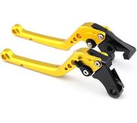 OKNGHPLIU Motorcycle Brake Clutch Lever for SUZUKI DL 1000 V-STROM SV1000 TL1000R GSX1300R, Cylinder Reservoir Levers Motorbike Handle Assembly Motorcycle Brakes Master,A/Long Gold