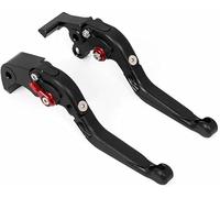 OKNGHPLIU Motorcycle Brake Clutch Lever for Suzuki Hayabusa 2021 2022 2023, Cylinder Reservoir Levers Motorbike Handle Assembly Motorcycle Brakes Master,A/Red Black