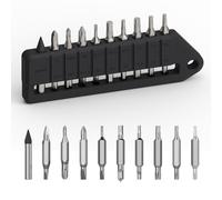 OKNIFE MBS1 4mm Hex Bit Screwdriver Set, 9 PCS Durable S2 Tool Steel Double-Ended Bit Set with Eternal Pencil, Ideal for Opry, D1, U1 Pro Series and Other 4mm Hex Nut Drivers