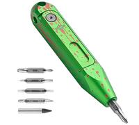 OKNIFE Otacle D1 6061 Aluminum EDC Multi-Bit Pocket Screwdriver, 8 in 1 Magnetic Mini Screwdriver Repair Multitool for Computer Eyeglasses Daily Home Improvement D1 (Zombie Green)