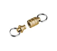 OKNIFE Otacle R1 Magnetic Keychain Connector, Esay Detachable Key Ring, Quick Release EDC Accessory for Outdoor, R1-brass, S