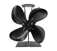 OKO Bio Ethanol Fires OKO Premium Heat Powered Stove Fan in Black OKO Bio Ethanol Fires Black