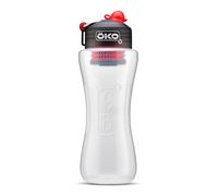 OKO ÖKO - Advanced Water Bottle with Filter Derived from NASA Technology, Filtered Water Bottle for Travel/Outdoors & Home, Water Filter Bottle for Harmful Contaminants (1 L, Charcol)