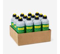 OKO Off-Road Tyre Sealant 1250ml Case 12 Pack - Heavy-Duty Puncture Protection for Tractors & Industrial Vehicles - Seals Up to 12mm - Long-Lasting, Non-Corrosive - Tubeless & Inner Tube Tyres