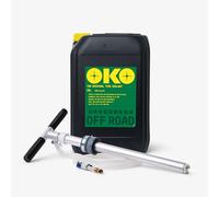OKO Off-Road Tyre Sealant 25L & 250ML Application Pump - Heavy-Duty Puncture Protection for Tractors & Industrial Vehicles - Seals Up to 12mm - Non-Corrosive - Tubeless & Inner Tube Tyres