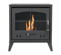 OKO S4 Bio Ethanol Stove in Charcoal Grey