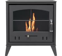 OKO S4 Bio Ethanol Stove in Charcoal Grey