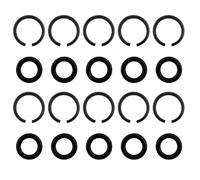 OKODOKO 10 Pairs of Wrench Ring Replacement Clips with O-Rings for 1/2" Impact Wrench