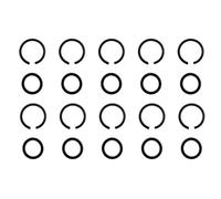 OKODOKO 10 Sets Of Socket Retainer Retaining Rings With O-Rings Fits 3/8" Impact Wrench Ratchet