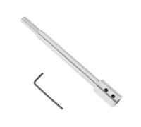 OKODOKO 169mm Long Drill Bit Extension Bar For Forstner High Carbon Steel 3/8" Inch Shank Diameter & Allen Key Tool