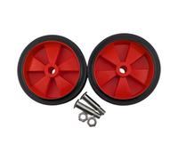 OKODOKO 2 Pack 5" Air Compressor Wheels Red Universal With 0.5" Dia. Hole