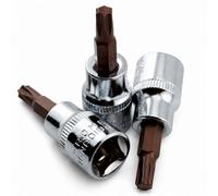 OKODOKO 3 Pack 3/8-Inch Drive Torx T30 Bit Socket S2 Steel 48mm Length