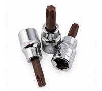OKODOKO 3 Pack 3/8-Inch Drive Torx T40 Bit Socket S2 Steel 48mm Length