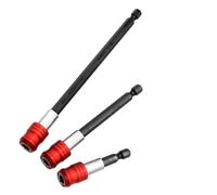 OKODOKO 3Pcs Magnetic Drill Bit Extension Set 60mm 100mm 150mm Quick Release 1/4 Inch Hex Shank