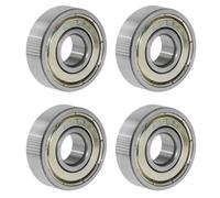 OKODOKO 4 Pack Of 608Zz Double Shield Seal Deep Groove Ball Bearings 8mm X 22mm X 7mm Abec-7