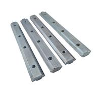 OKODOKO 4 Pack Straight Line Connector 7" Joint Bracket For 4040 Series T Slot 8mm Profile