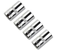 OKODOKO 4Pcs 1/4-Inch Drive 10mm Cr-V 6-Point Shallow Socket 25mm Length