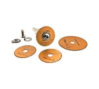 OKODOKO 4Pcs Titanium-Coated Hss Saw Blades With 1/4-Inch Hex Shank For Drills & Rotary