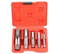 OKODOKO 5 Piece Bsp Pipe Tap Set, 1/8", 1/4", 3/8", 1/2"