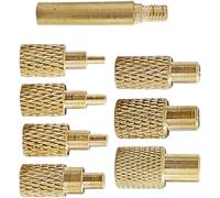 OKODOKO 8Pcs Heat Insert Tips Set For 900M T18 St Soldering Iron Tools M2 2.5 M3 M4 M5 M6 M8