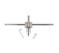 OKODOKO Alloy Circle Cutter, 30-300mm Adjustable Hole Saw Drill Bit For Woodworking & Plastic