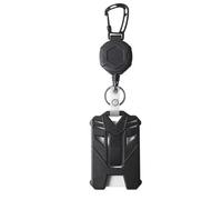 OKODOKO Heavy Duty Id Card Badge Holder/keychain With 80Cm Retractable Reel & Carabiner