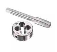 OKODOKO M12 X 1.5mm Metric Tap And Die Set Hss Machine Thread Tap With Round Die