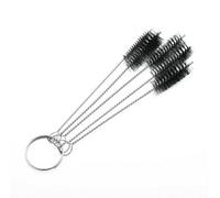 OKODOKO Round Pipe Tube Wire-Brush Set Of 5 Brushes On Ring For Cylinder Bores Cleaning Tool Stainless Steel