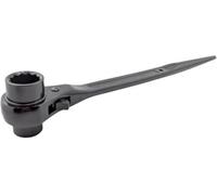 OKODOKO Scaffold Podger Hexagon Ratchet Spanner Steel Erecting Ratcheting Socket Wrench Tool (19 X 21mm)