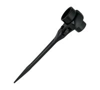 OKODOKO Scaffold Podger Hexagon Ratchet Spanner Steel Erecting Ratcheting Socket Wrench Tool (19 x 24mm)