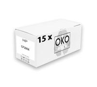 OKOLine 15X CF280X, 80X Black Toner Compatible with HP LaserJet Pro 400 M401, Pro 400 MFP M425