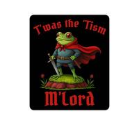 OKOMCM T'was The 'Tism M'lord 3'' Hook and Loop Embroidered Patch, Frog Knight Medieval Meme Tactical DIY Appliques Patches for Clothes Backpacks Hats, Embroidery Patches Gift for Boys Girls