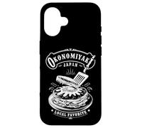 Okonomiyaki Japanese Savory Pancake Osaka Food Fan Souvenir Case for iPhone 16