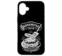 Okonomiyaki Japanese Savory Pancake Osaka Food Fan Souvenir Case for iPhone 16 Plus