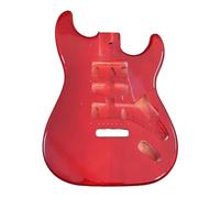 Okoume Wood Red Guitar Body High Gloss Electric Guitar Barrel Body Guitar Barrel Accessory Guitar Parts Poplar Wood (Color : 01)