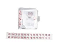 OKOVO 1000 Savings Challenge PVC Reusable Budget Money Management for Anyone (Pink)