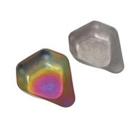 OKOVO 2PCS Coffee Bean Dosing Cup Stainless Steel Coffee Bean Weighing Tray Coffee Powder Spoon Colorful and Retro Color