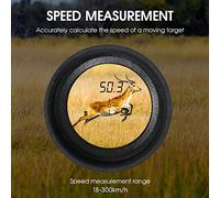 OKOVO 800M/1000M/1200M Golf Rangefinder 6X Magnification USB Charging Range Finder with Slope Distance Speed Meter for Outdoor Golfing Hiking Measurement (800m)