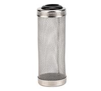 OKOVO Aquarium Filter Guard Mesh, Stainless Steel Safe Fish Tank Shrimp Mesh Net, Intake Strainer Filter for Fish Shrimp, Prevent Fish from being Sucked into the Filter (Black,Small)