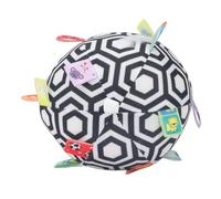 OKOVO Baby Grasping Fabric Ball Black White Visual Sound Training Improve Coordination Hand Ball Rattle Toy (Shape Style)